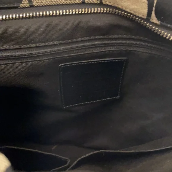 Coach Black Signature striped Crossbody bag - Picture 5 of 8